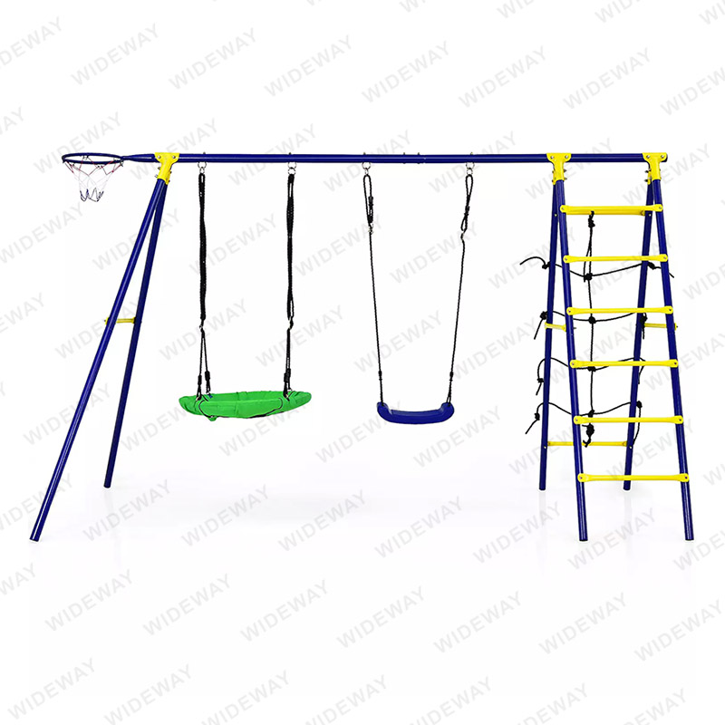 5-In-1 Outdoor Kids Swing Set