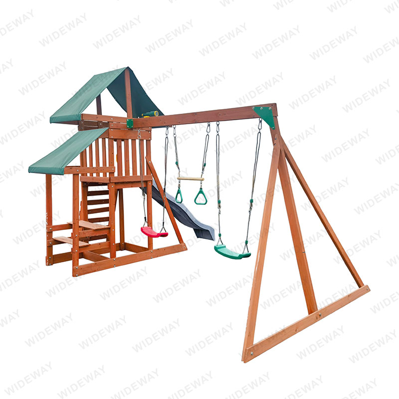 Dragon-Cocoon Outdoor Wooden Swing Set အတွက် ဘယ်လို ပြုပြင်ထိန်းသိမ်းမှုမျိုး လိုအပ်လဲ။