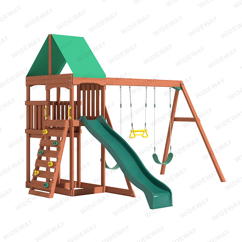 Wood Playsets နှင့် Swing Sets များ